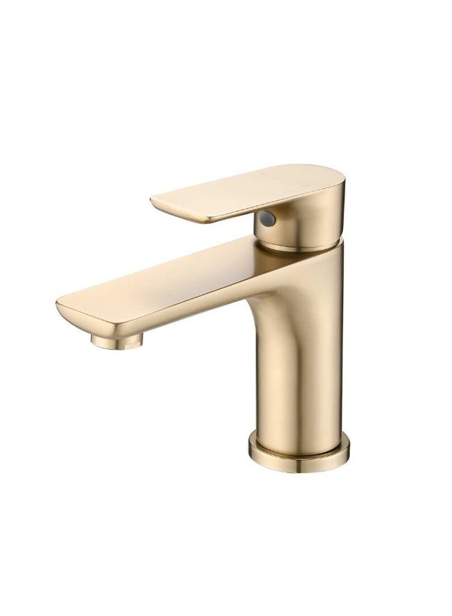 واي دي صنبور حوض حمام عصري بمقبض واحد، مصنوع من النحاس الصلب، يُثبت على سطح الحوض، يتميز بتدفق مياه سلس، ولمسة نهائية متينة، وسهولة التركيب، وهو قطعة فاخرة لحمامك تُضفي لمسة جمالية على منزلك. - Image 3